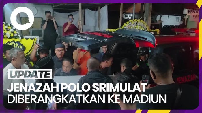 Momen Sendu Jenazah Polo Srimulat Diberangkatkan ke Madiun