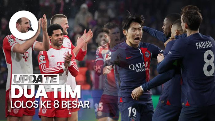 PSG dan Bayern Melaju ke Perempatfinal Liga Champions
