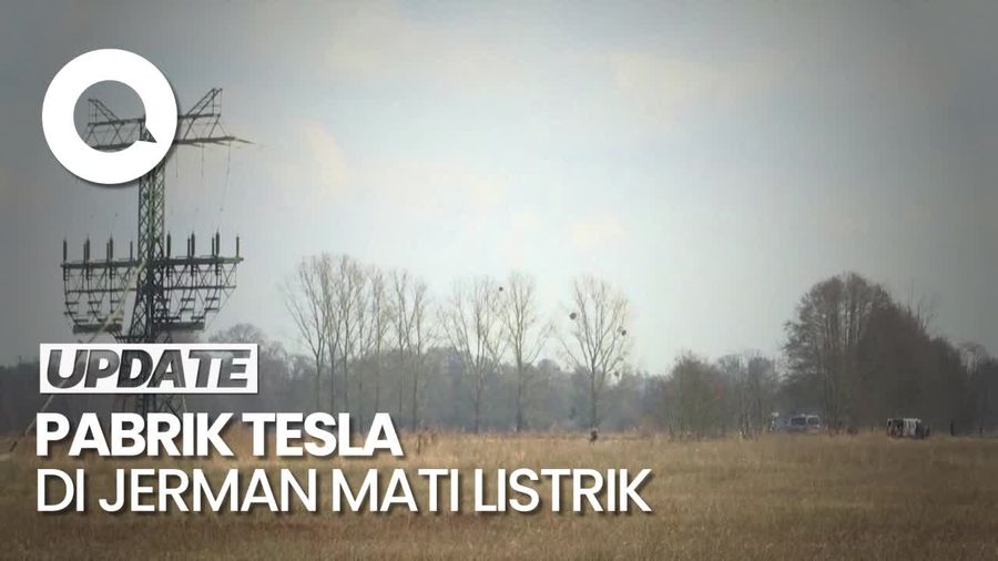 Aksi Pembakaran Orang Tak Dikenal, Pabrik Tesla di Jerman Mati Listrik