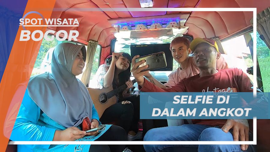 Berbagi Keseruan Bareng Warga Lokal di Dalam Angkot, Bogor