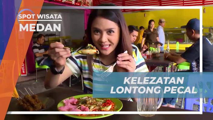Santap Nikmat Longtong Pecal Kak Lin di Kota Medan
