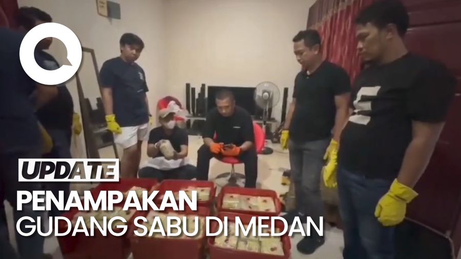 Detik-detik Penggerebekan Gudang Sabu Milik Bandar Narkoba Murtala