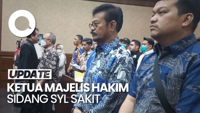 Sidang Kasus Dugaan Pemerasan SYL Ditunda Karena Hakim Sakit