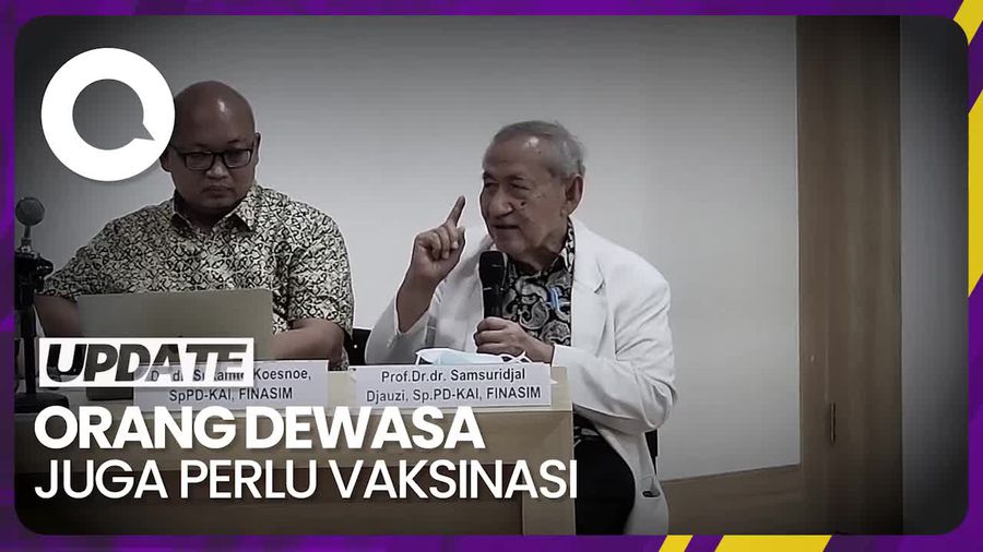 PAPDI Ingatkan Pentingnya Imunisasi untuk Orang Dewasa