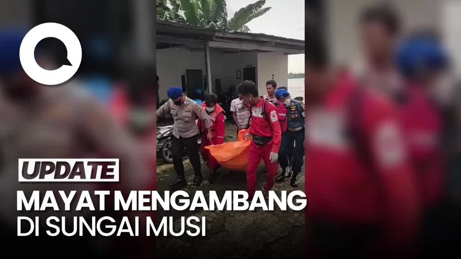 Geger Mayat Pria Misterius Ditemukan Mengambang di Sungai Musi