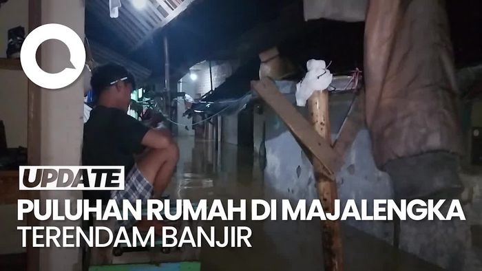 Puluhan Rumah di Majalengka Terendam Banjir, Ketinggian Air Capai 1 Meter