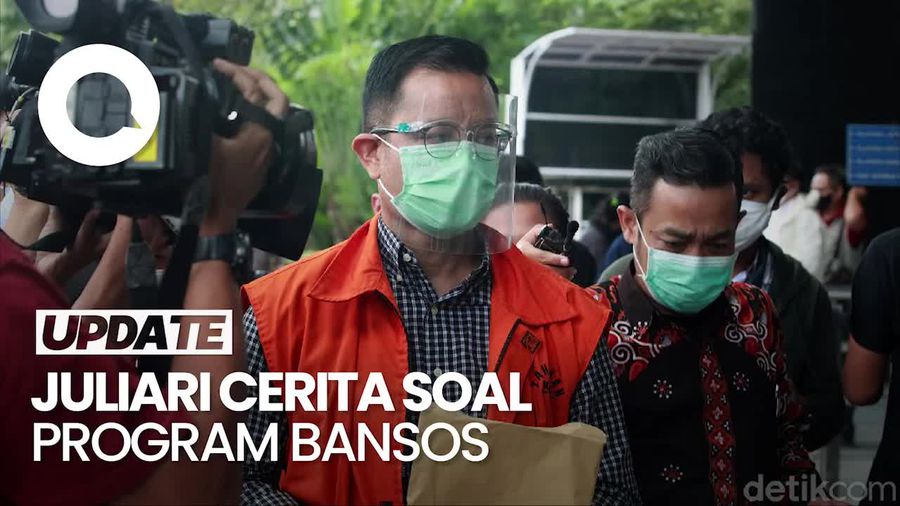 Eks Mensos Juliari Cerita Awal Mula Beras Bulog Dijadikan Bansos