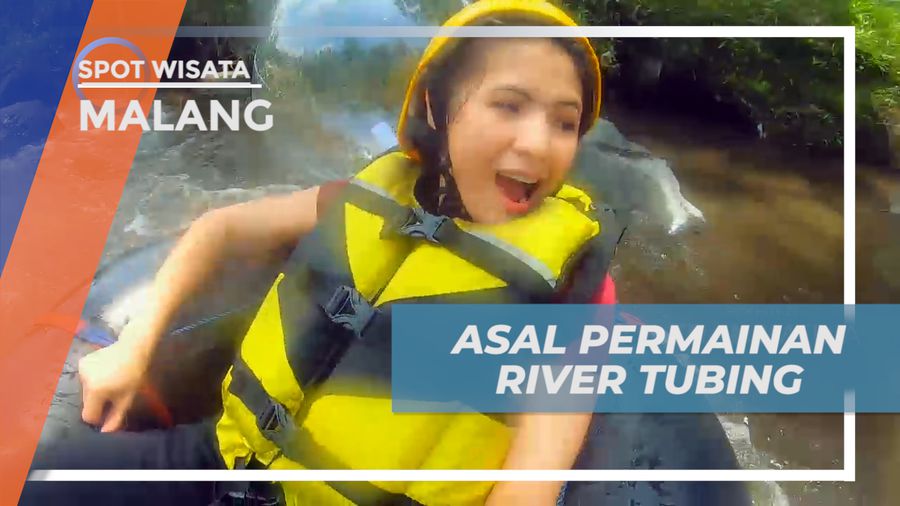 River Tubing, Permainan Menyusuri Sungai Menggunakan Ban yang Seru Abis, Malang