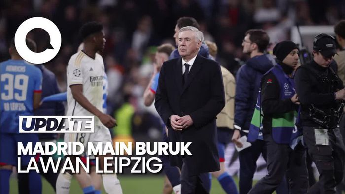 Ancelotti Sebut Madrid Main Buruk Lawan Leipzig