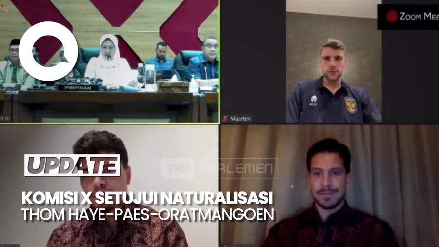 Ekspresi Thom Haye, Paes, Oratmangoen Dengar Persetujuan Naturalisasi Komisi X