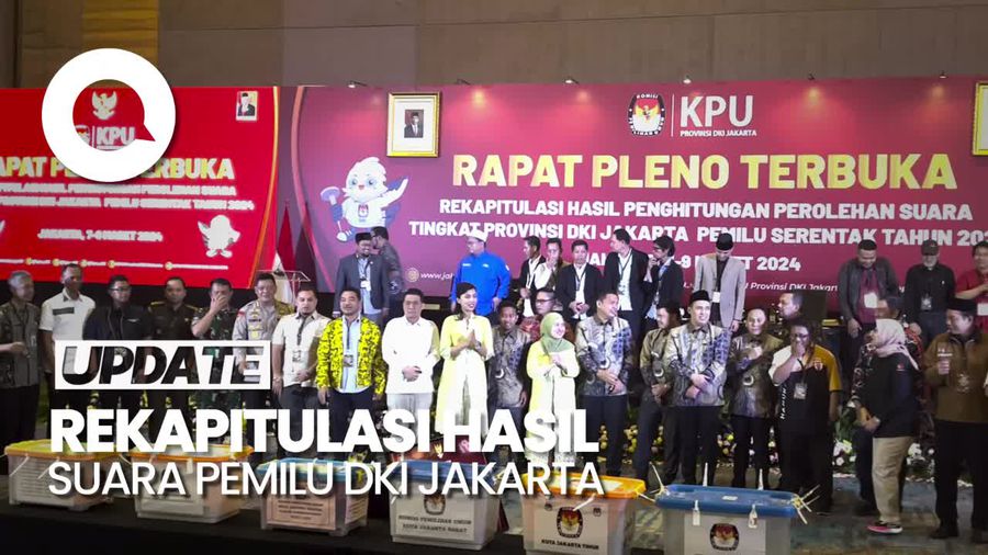 KPU DKI Jakarta Mulai Rapat Pleno Rekapitulasi Hitung Suara Pemilu 2024