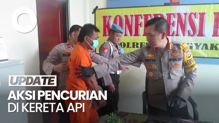 Maling Laptop di Kereta Api Ditangkap, Beraksi saat Korban Tidur
