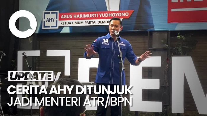 Di Depan Kader Demokrat, AHY Cerita saat Ditunjuk Jadi Menteri ATR