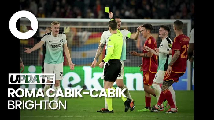  AS Roma Hajar Brighton 4 Gol Tanpa Balas