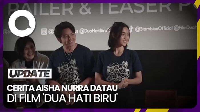 Tantangan Aisha Nurra Datau Perankan Seorang Ibu di Film Dua Hati Biru