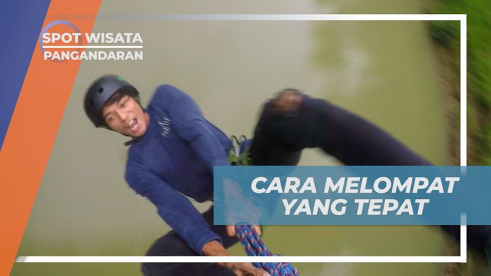 Sensasi Mencoba Aktivitas Ekstrim Rope Jump di Jembatan Cimedang, Pangandaran