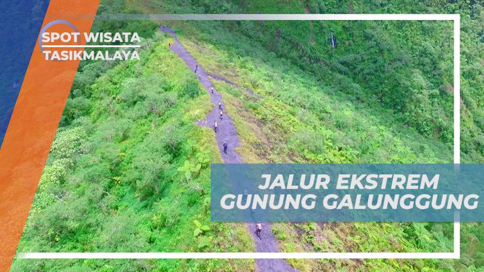 Serunya Menuruni Puncak Galunggung Melintasi Jalur Downhill yang Ekstrim, Tasikmalaya