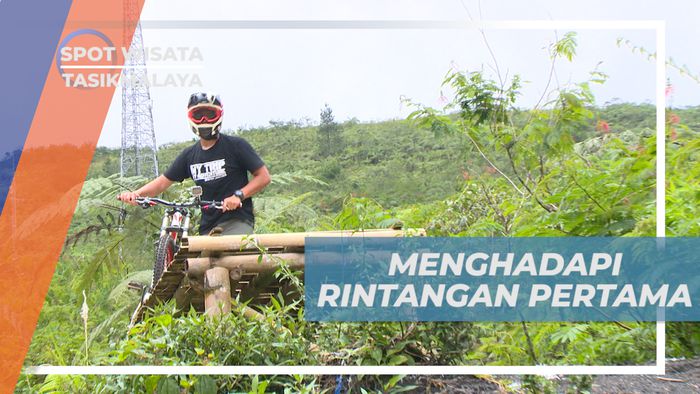 Menghadapi Rintangan di Trek Downhill yang Menegangkan, Tasikmalaya