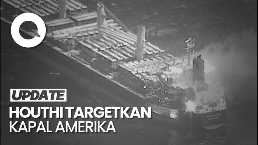 Houthi Akui Targetkan Kapal AS di Teluk Aden