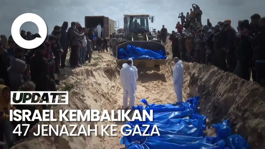 Israel Kembalikan 47 Jenazah Warga Palestina yang Sebelumnya Ditahan