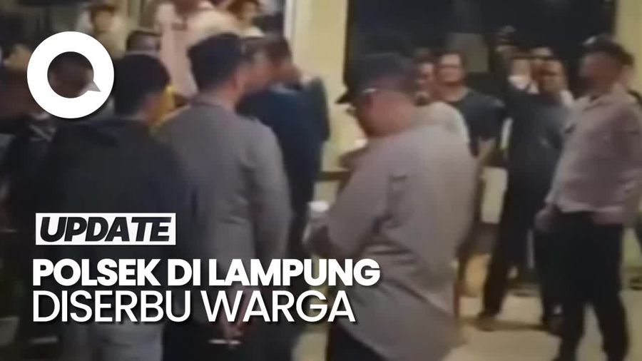 Warga Serbu Polsek di Lampung gegara Dituduh Lepaskan Pencuri Motor
