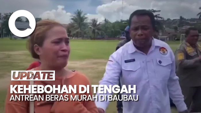 Viral Kadis Perindag Baubau Teriaki Warga Pencuri saat Antre Beras Murah
