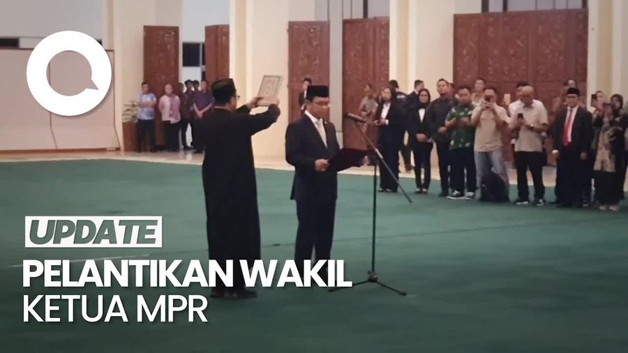 Amir Uskara Dilantik Jadi Wakil Ketua MPR Pengganti Arsul Sani