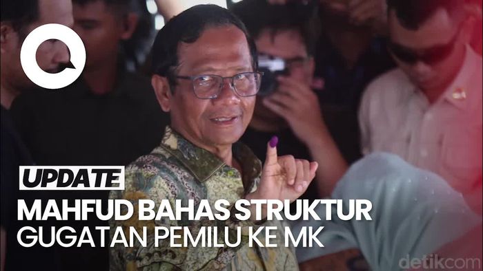 Mahfud Sebut Struktur Gugatan Pemilu ke MK Sudah Jadi: Tinggal Isi Data