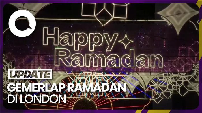London Sambut Ramadan dengan Instalasi Lampu Meriah