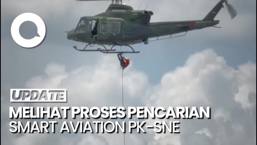 Pencarian Smart Aviation PK-SNE Dilanjutkan, Tim SAR Telusuri Rute Pesawat