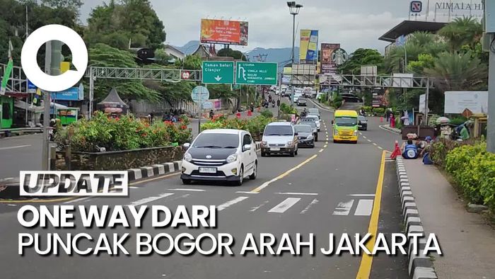 Long Weekend, Polisi Berlakukan One Way dari Puncak Bogor Arah Jakarta