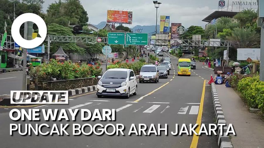 Long Weekend, Polisi Berlakukan One Way dari Puncak Bogor Arah Jakarta