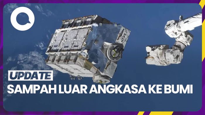 Sampah Luar Angkasa 2,9 Ton Bakal Jatuh ke Bumi