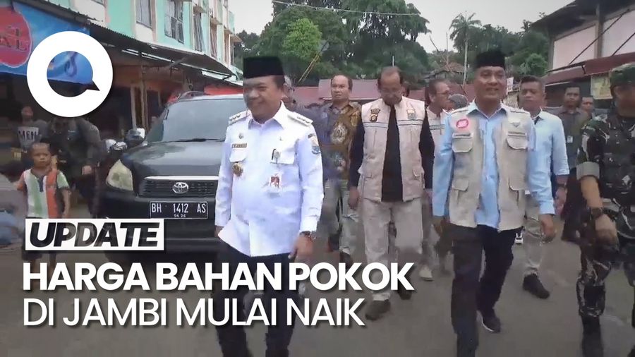 Gubernur Jambi Cek Pasar, Temukan Harga Sembako Mulai Naik