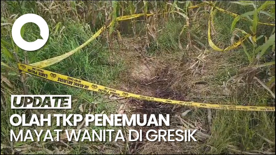 Polisi Gelar Olah TKP Penemuan Mayat Wanita Setengah Telanjang di Gresik