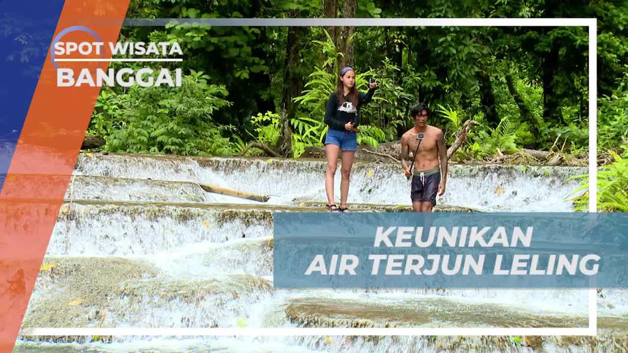 Memiliki 12 Tingkatan, Keunikan Air Terjun Leling Banggai