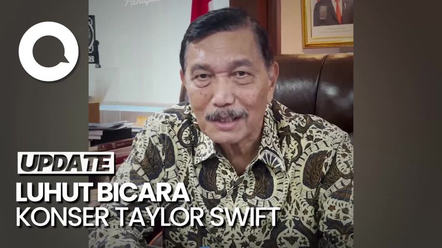 Luhut Cari Orang yang Bisa Datangkan Taylor Swift Konser di RI