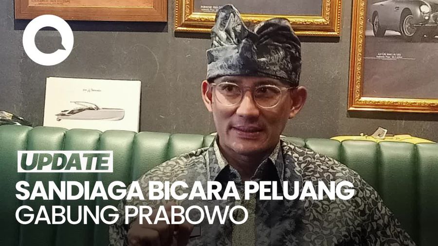 Sandiaga Uno soal Isu Gabung Prabowo: Yang Kalah Jangan Berandai-andai