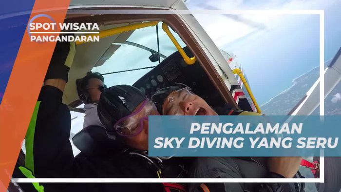 Pengalaman Seru Sky Diving di Pangandaran 