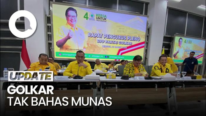 Airlangga Bantah Rapat Pleno Bahas Munas Golkar