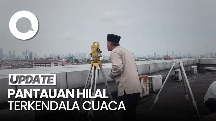 Pantauan Hilal di Kanwil Kemenag Prov DKI Jakarta Terkendala Cuaca