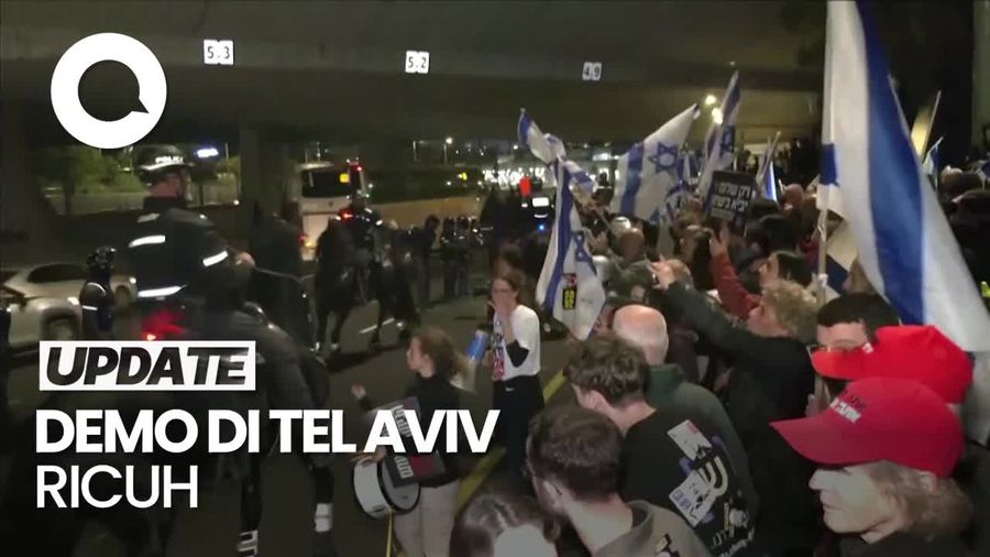 Demo Tuntut Netanyahu Mundur di Tel Aviv Ricuh, Pendemo Diseret Polisi