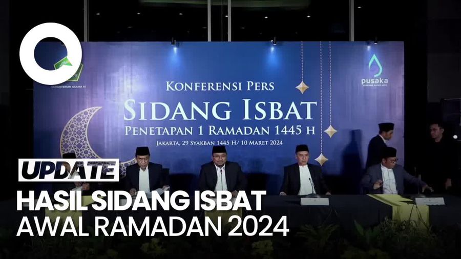 Menag: 1 Ramadan Jatuh Pada Selasa 12 Maret 2024