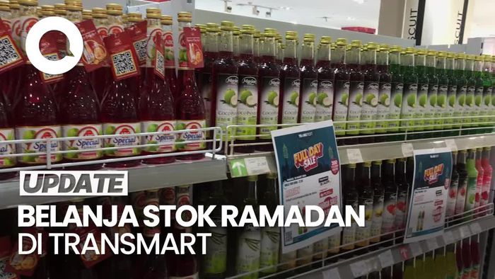 Persiapan Ramadan, Harga Sirup di Transmart Murah Meriah