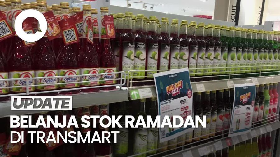 Persiapan Ramadan, Harga Sirup di Transmart Murah Meriah
