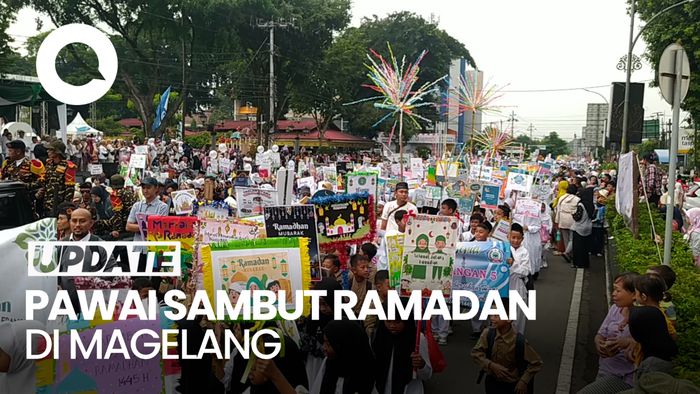 Melihat Kemeriahan Pawai Sambut Ramadan di Kota Magelang