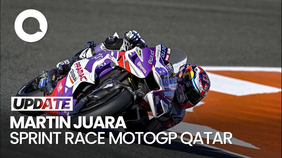 Jorge Martin Juara Sprint Race MotoGP Qatar, Bagnaia Keempat