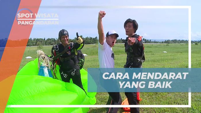 Peran Penting Tandem Master Untuk Membantu Pendaratan yang Sempurna, Pangandaran