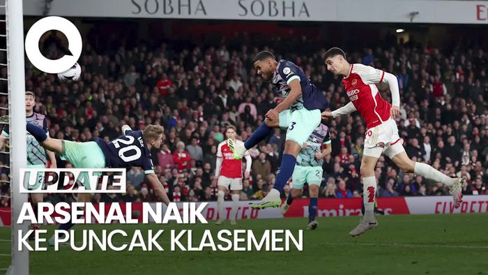 Arsenal Vs Brentford: The Gunners Menang, Naik ke Puncak Klasemen