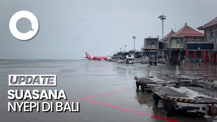 Suasana Sunyi Senyap Bali di Kala Nyepi